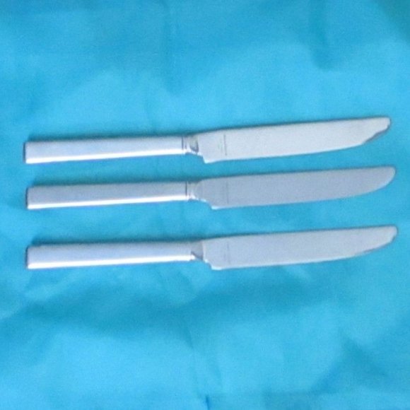 Reed & Barton Regent Heritage Stainless Flatware Dinner Knives Set Of 3    XX - Picture 2 of 4